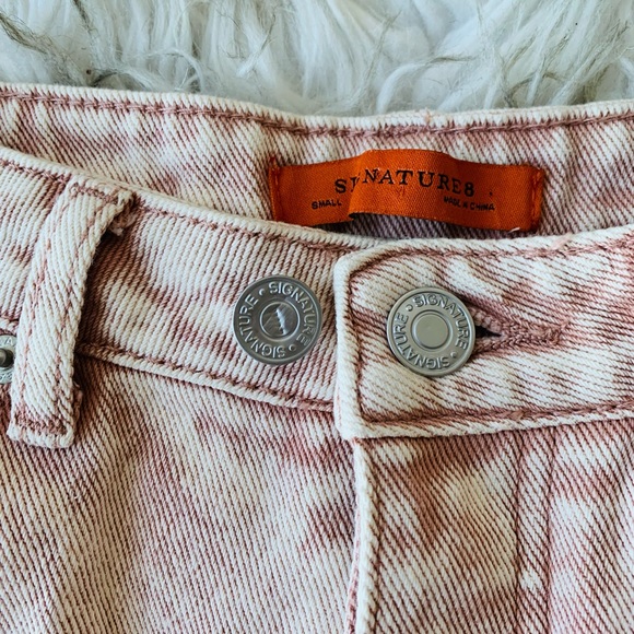 Signatures Distressed Denim Shorts - Picture 6 of 6